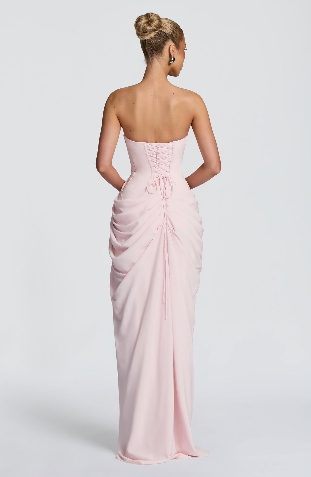Cyrena Maxi Dress in Blush