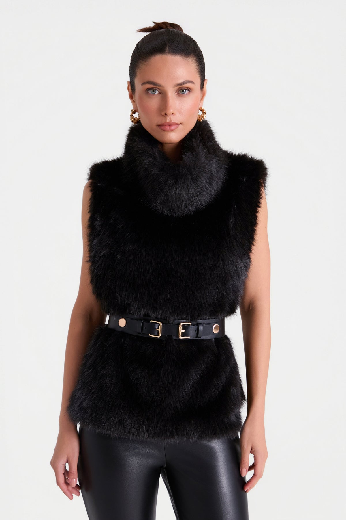 Raya Black Vest