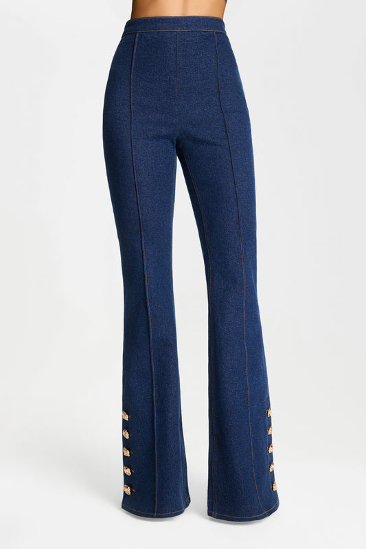 KENDRA DARK DENIM TROUSERS