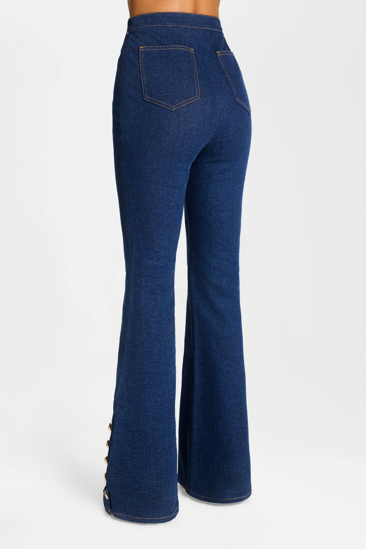 KENDRA DARK DENIM TROUSERS