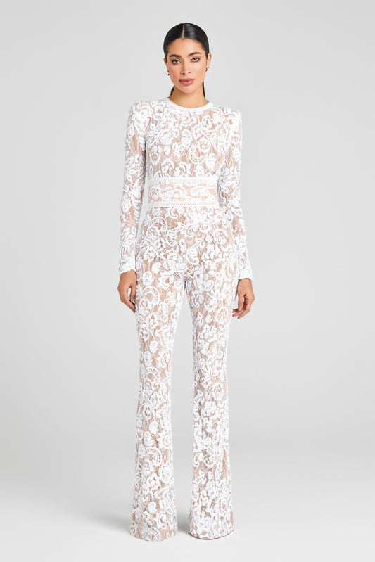 Bella White Jumpsuit