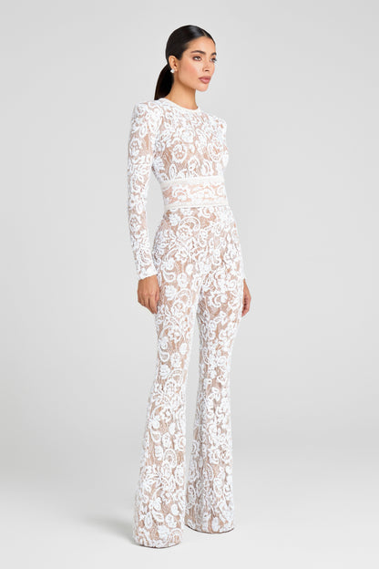 Bella White Jumpsuit