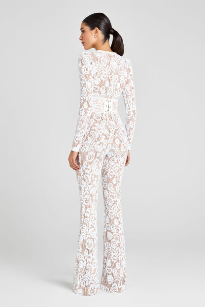 Bella White Jumpsuit