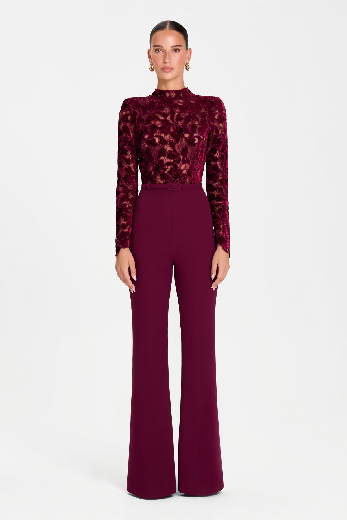 Eleanor Burgundy Jumpsuit