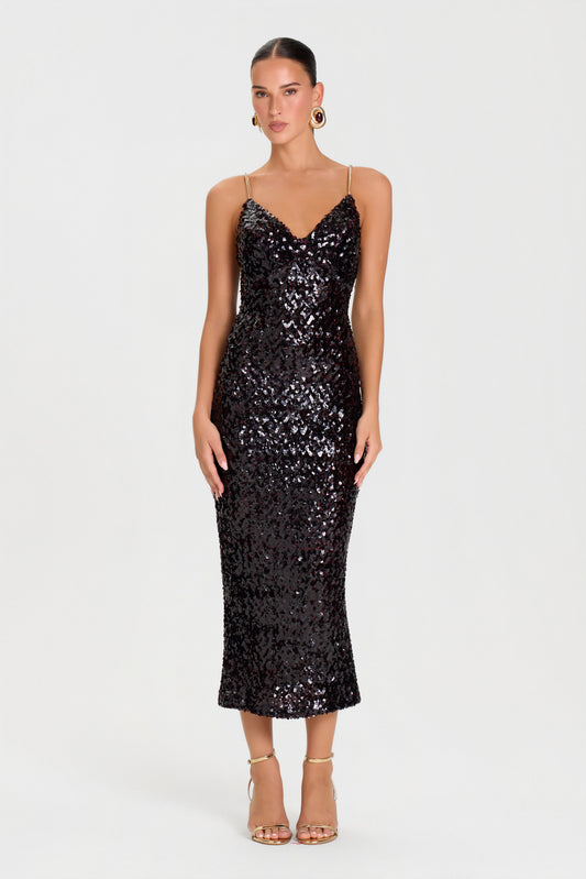 Gina Burgundy Dress