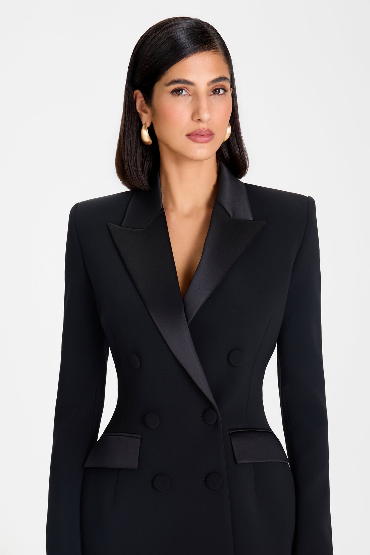 Monica Black Blazer Dress