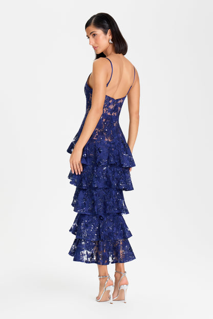 SAFFRON NAVY DRESS