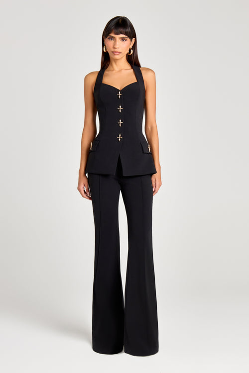 Zoe Black Waistcoat