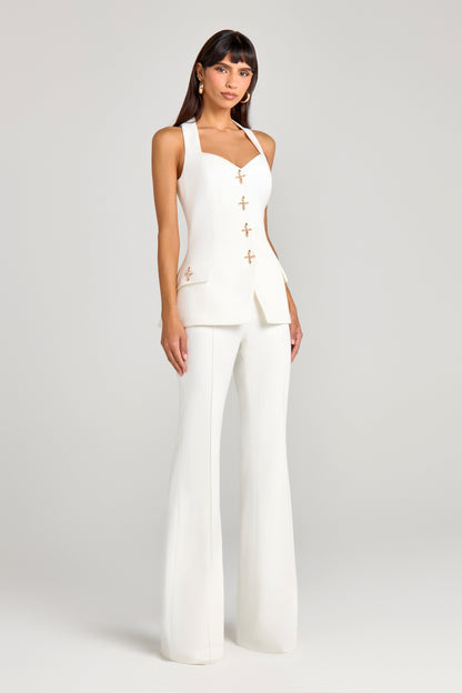Zoe White Waistcoat