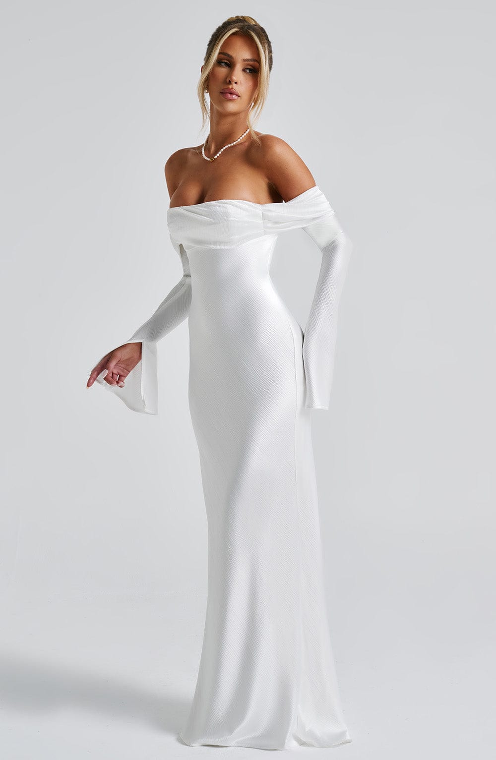 Celeste Maxi Dress in Ivory