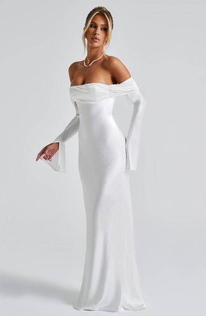 Celeste Maxi Dress in Ivory