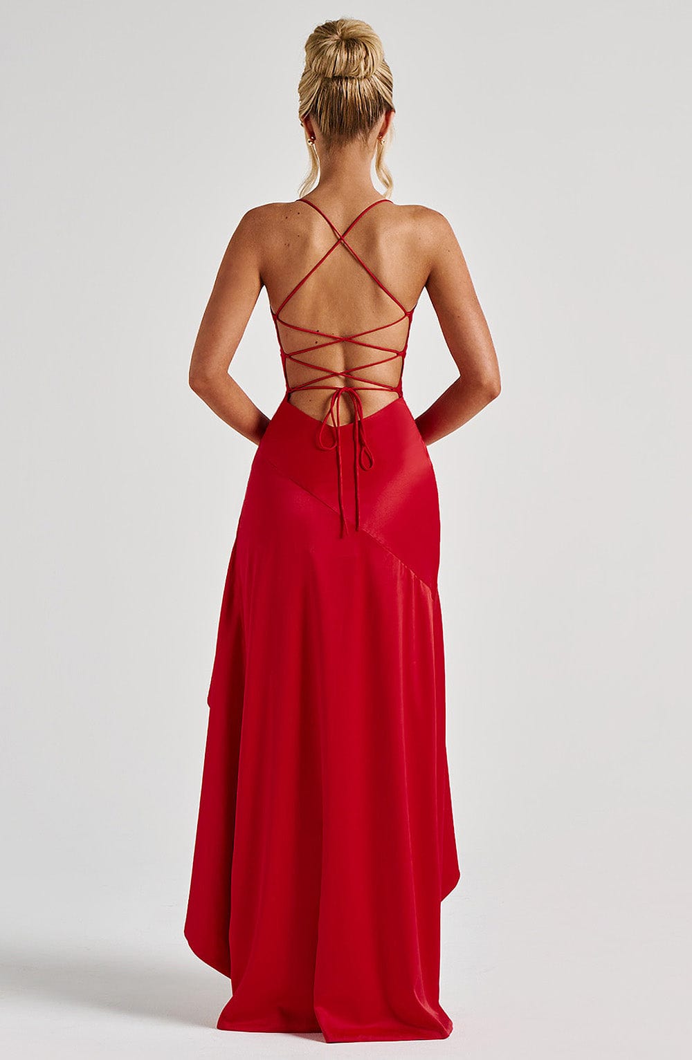 Samara Maxi Dress in Red