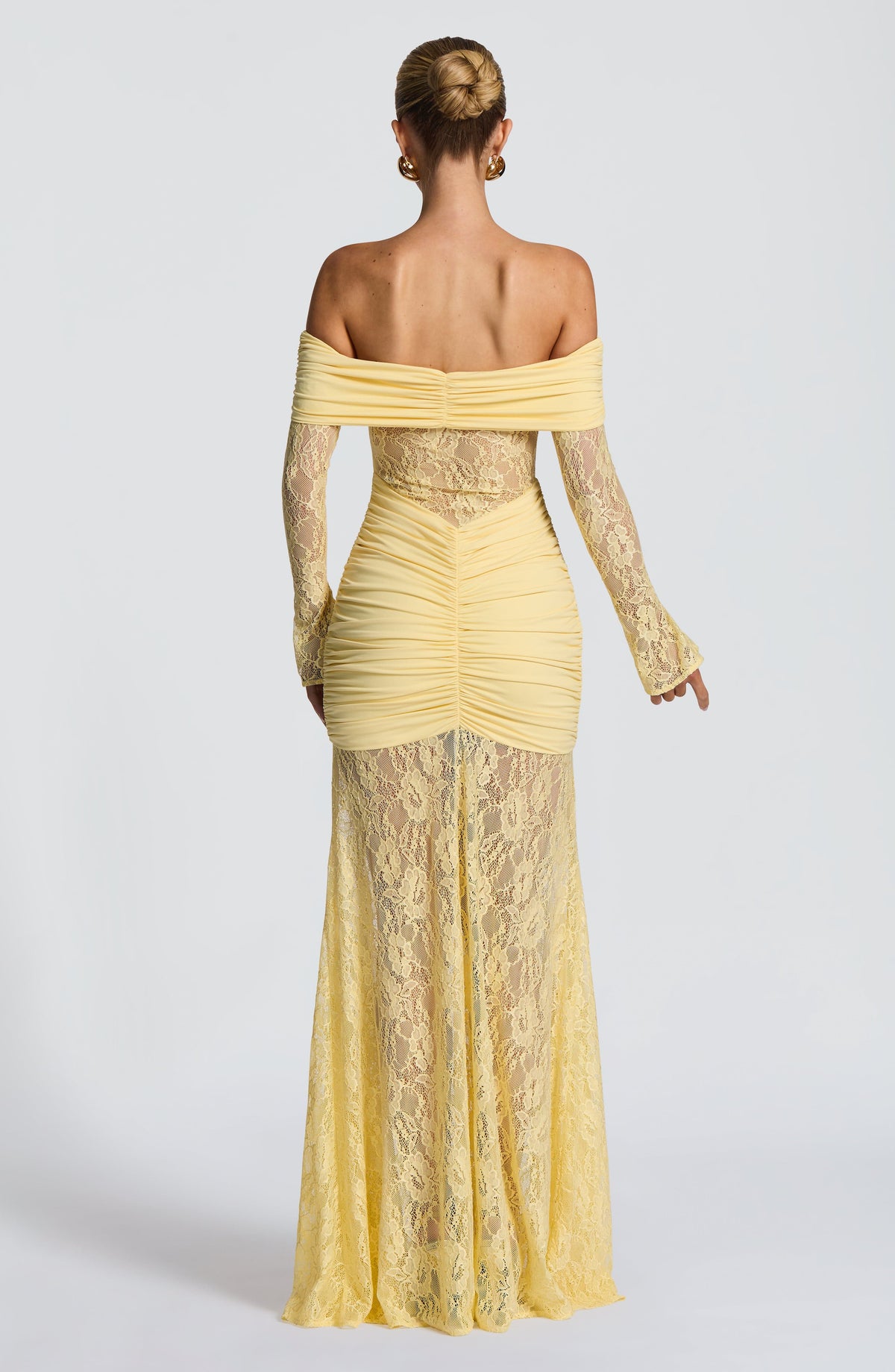 Solene Maxi Dress in Lemon