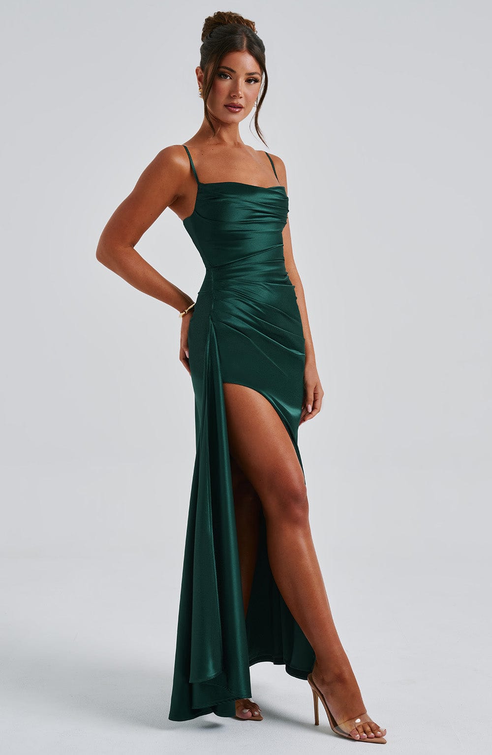 Wynne Maxi Dress in Emerald