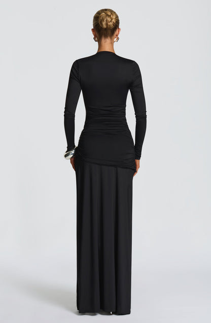 Ysabelle Maxi Dress in Black