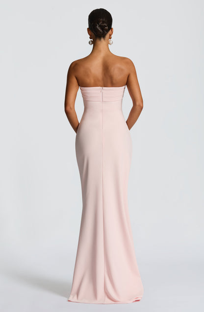 Zafina Maxi Dress in Blush