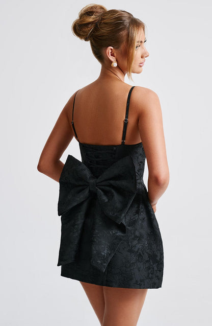 Zoelle Mini Dress in Black