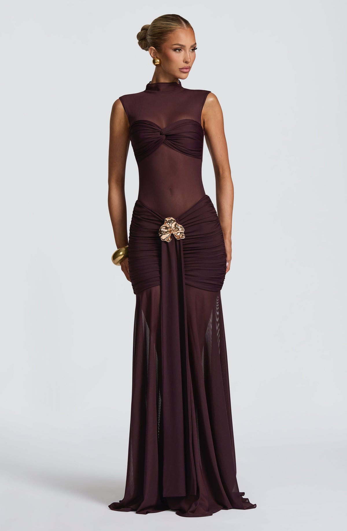 Adina Rose Top in Plum