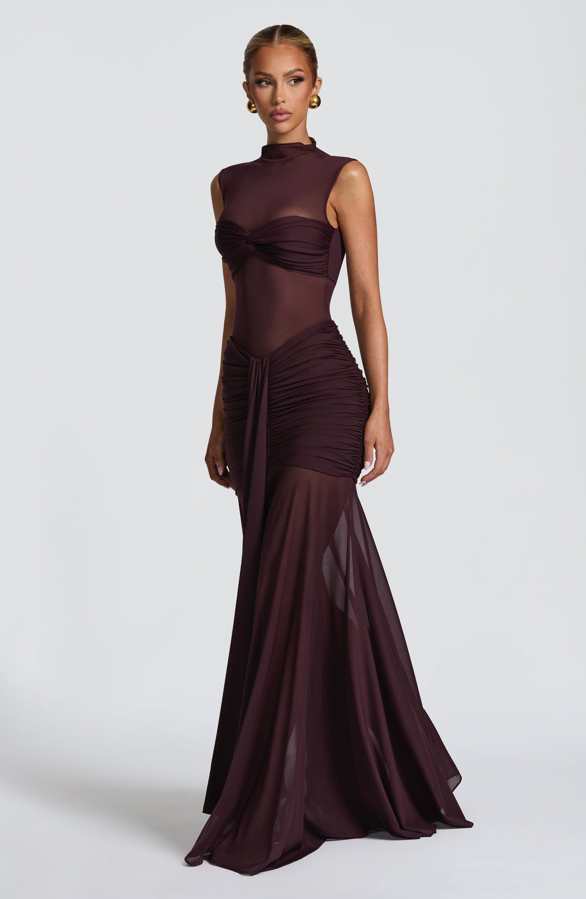 Adina Rose Top in Plum