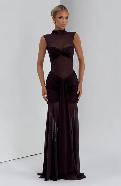 Adina Rose Top in Plum
