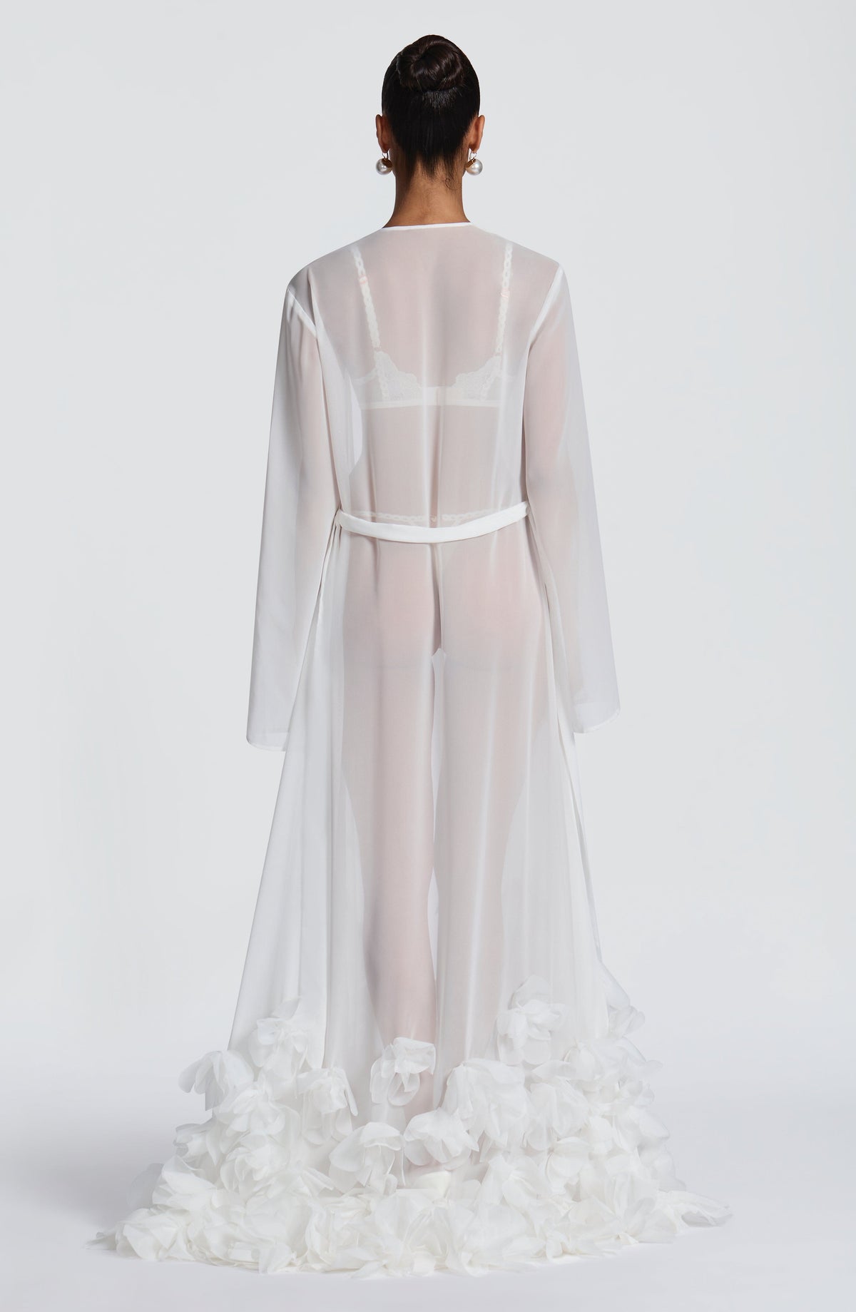 Amelia Dressing Gown in Ivory