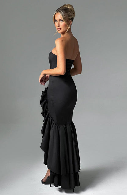 Angelique Maxi Dress in Black