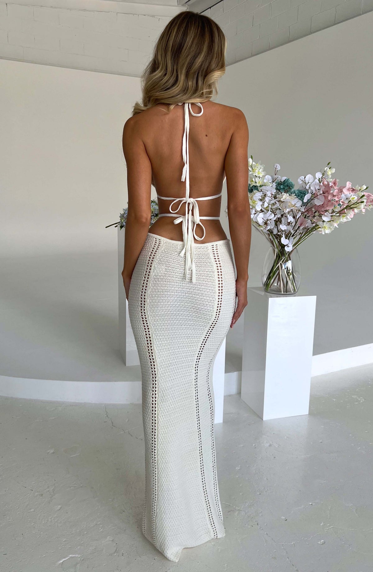 Arden Maxi Dress in White