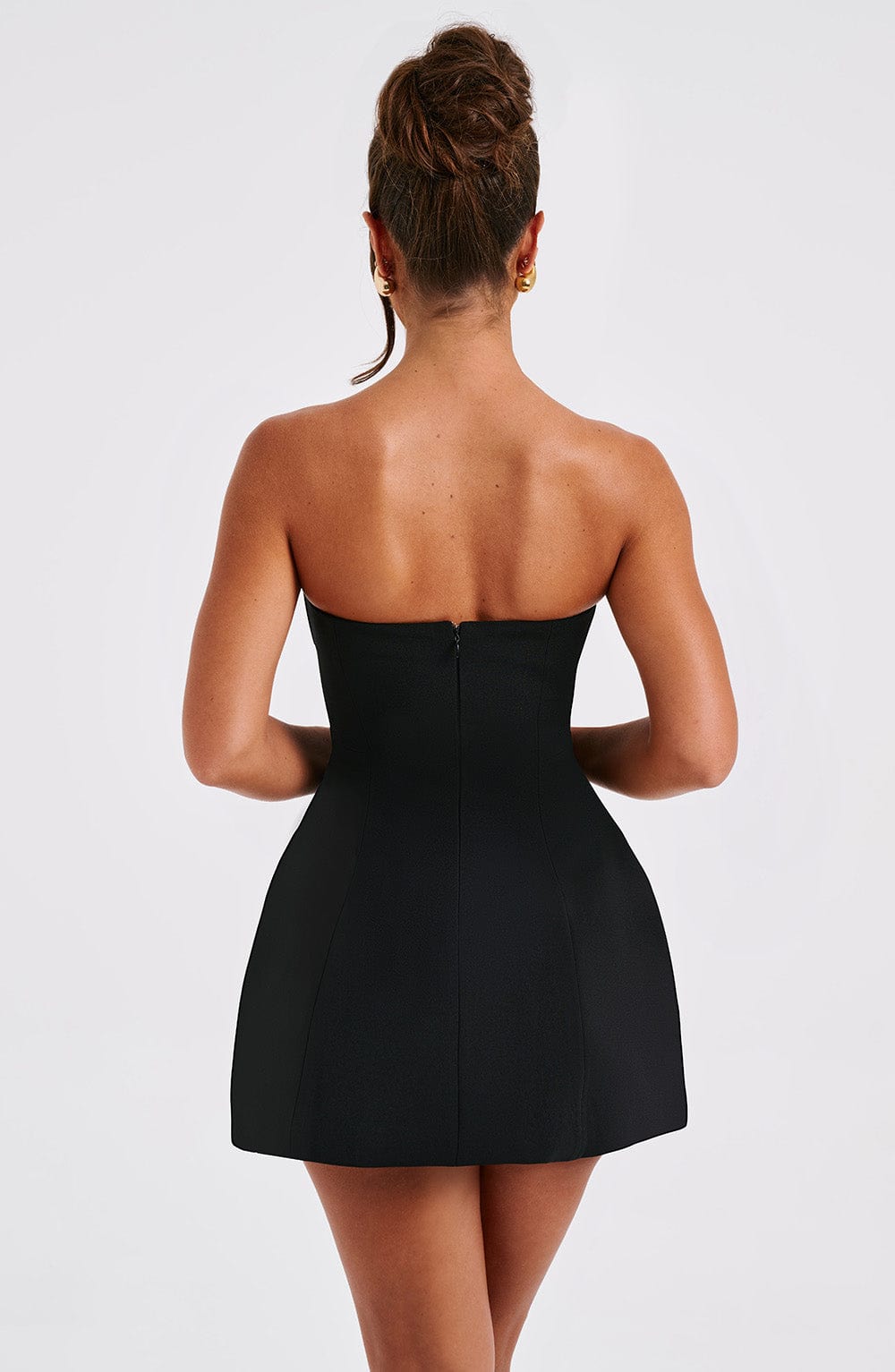 Asha Mini Dress in Black