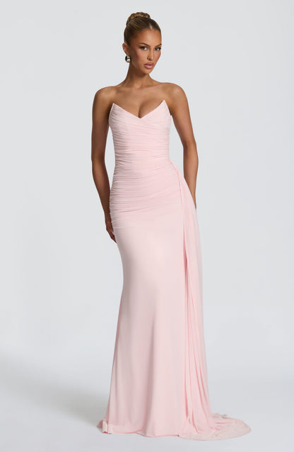 Ashira Maxi Dress in Blush