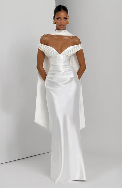 Aurelie Maxi Dress in Ivory