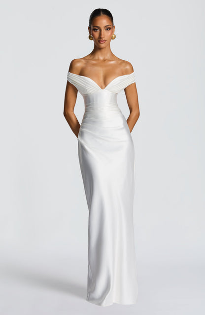Aurelie Maxi Dress in Ivory