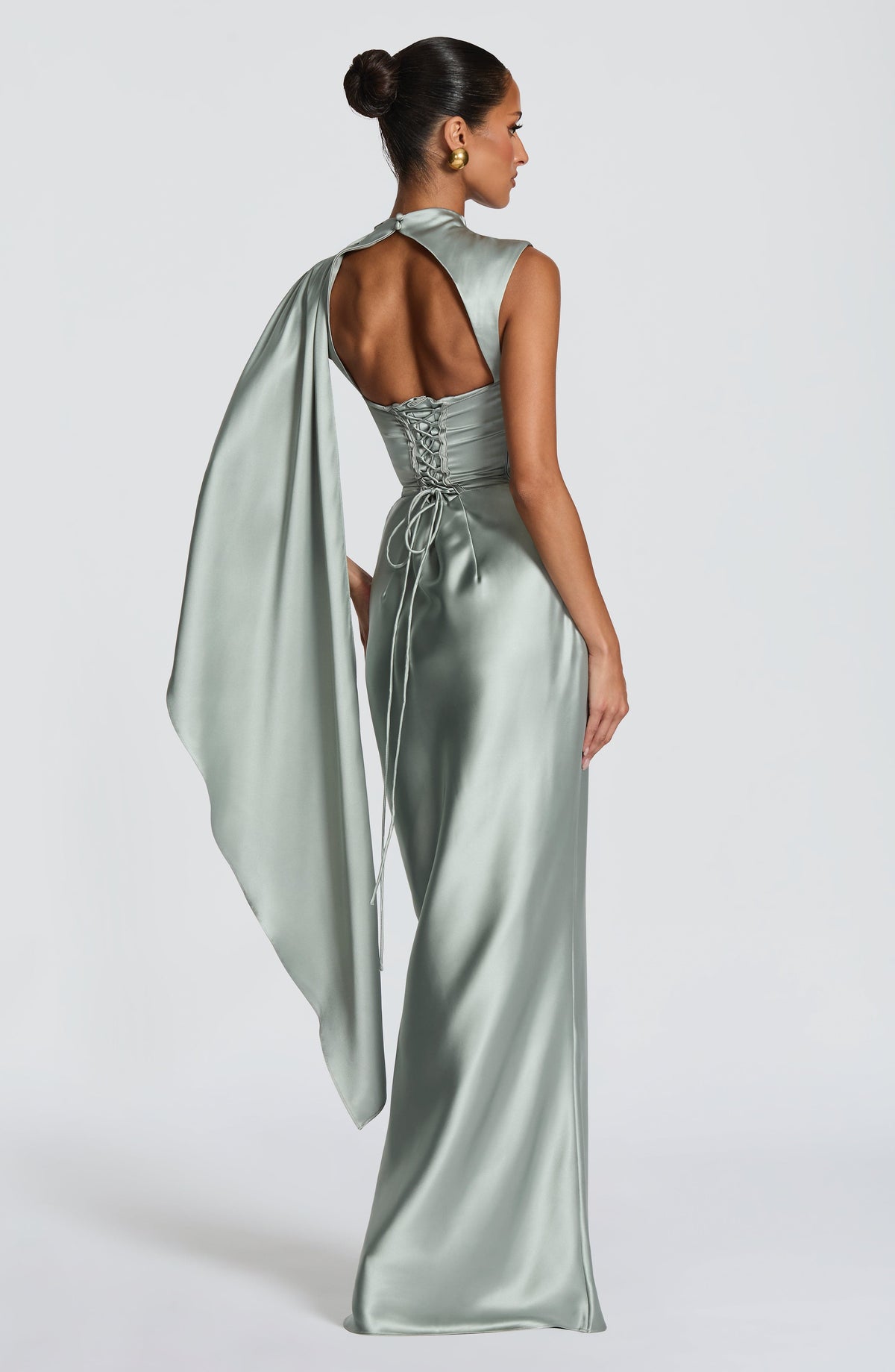 Avienne Maxi Dress in Sage