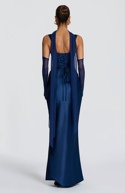 Aylah Scarf in Navy