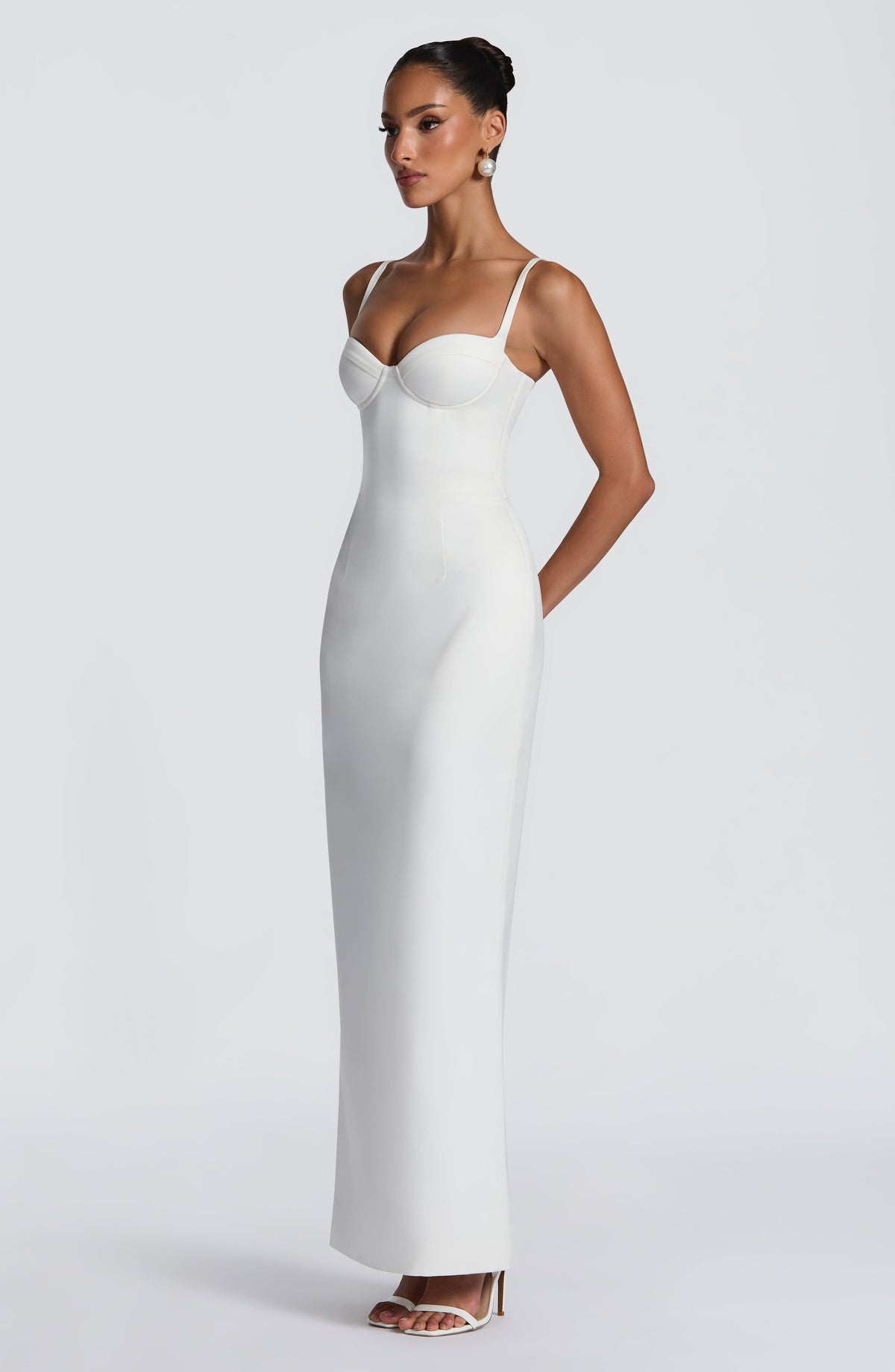 Benedetta Maxi Dress in Ivory