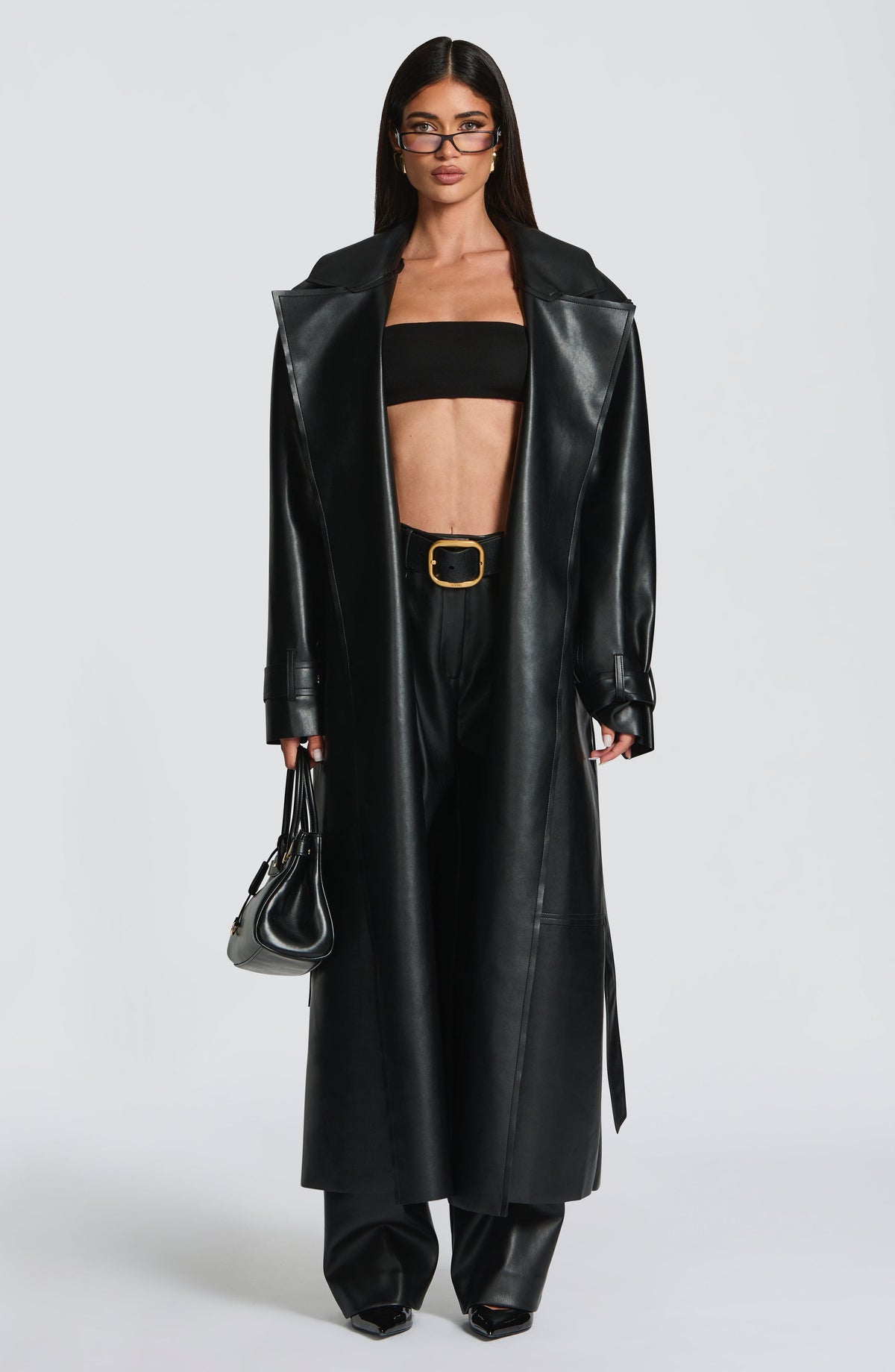 Brigitte Trench Coat in Black