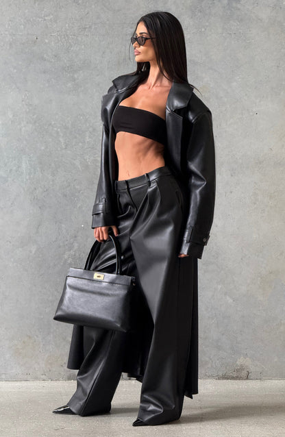 Brigitte Trench Coat in Black