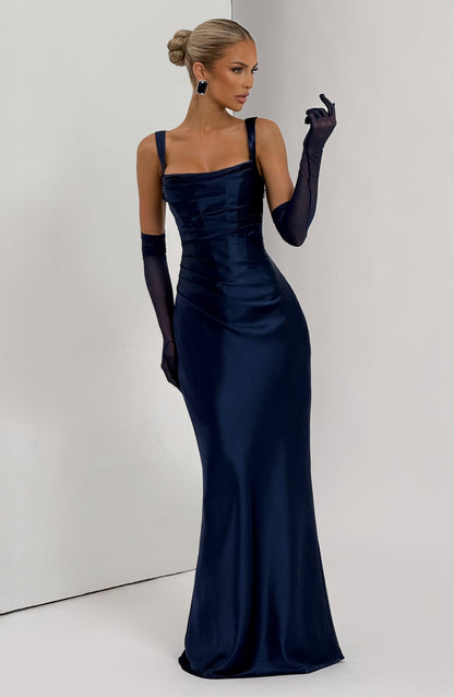 Calandra Maxi Dress in Navy