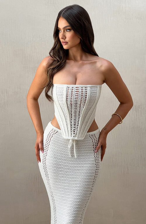 Carly Corset in White