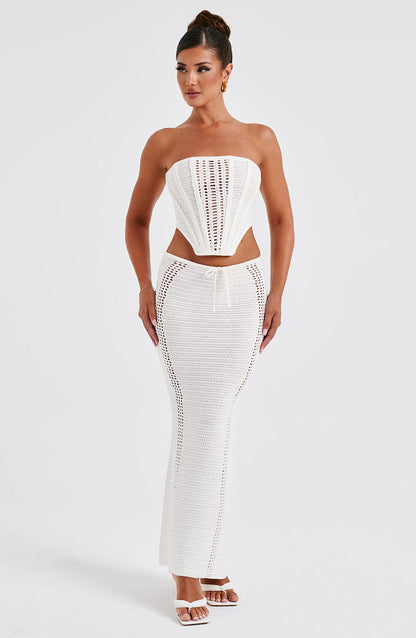 Carly Corset in White