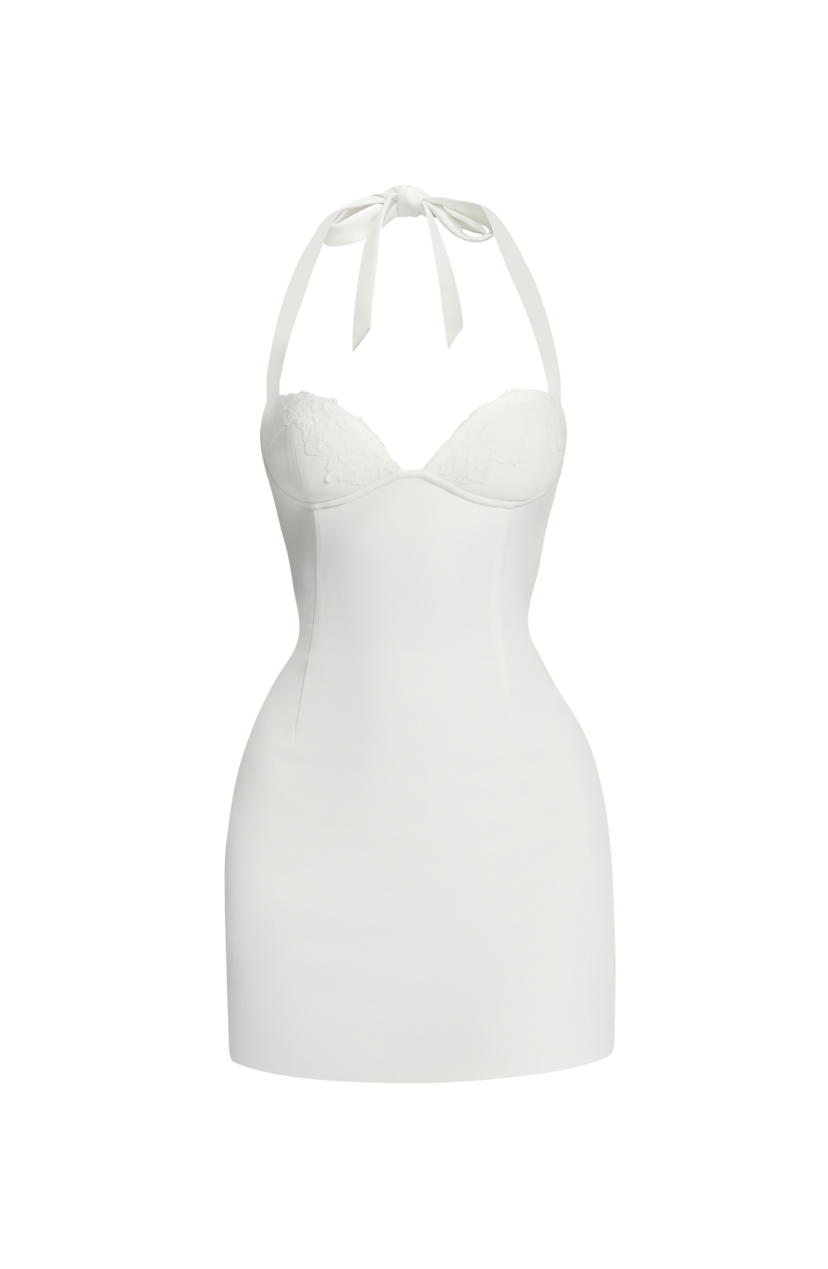Cassara Mini Dress in Ivory