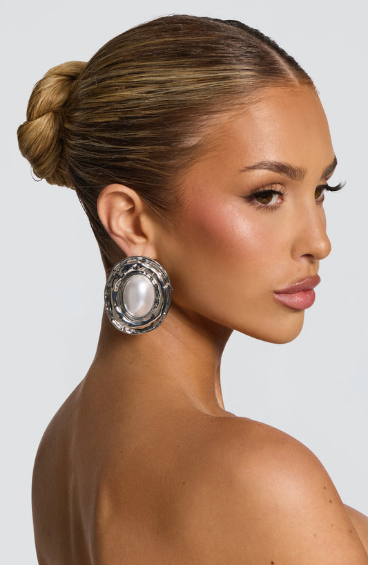 Cecily Earrings in Silver