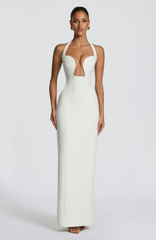 Charlotta Maxi Dress in Ivory