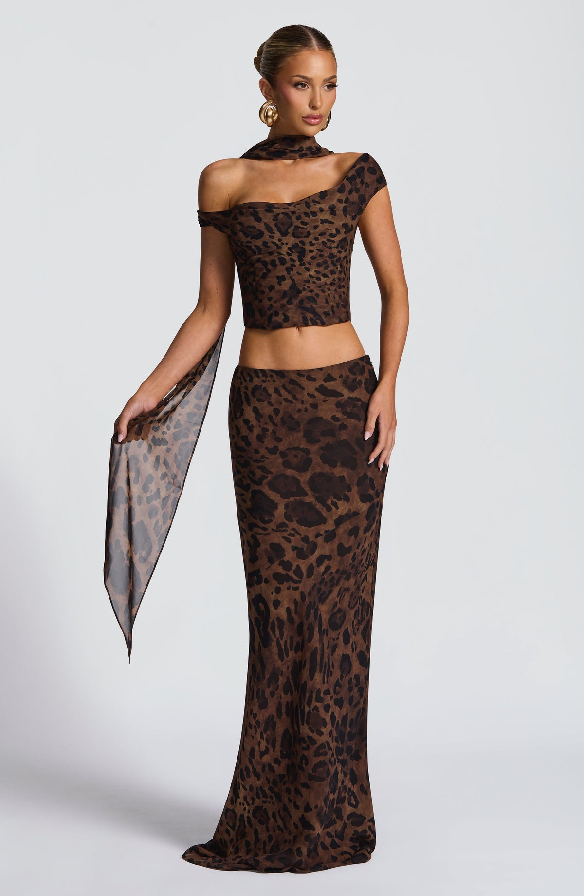 Chrysalie Top in Leopard Print