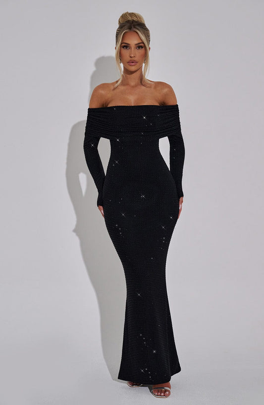Cypria Maxi Dress in Black