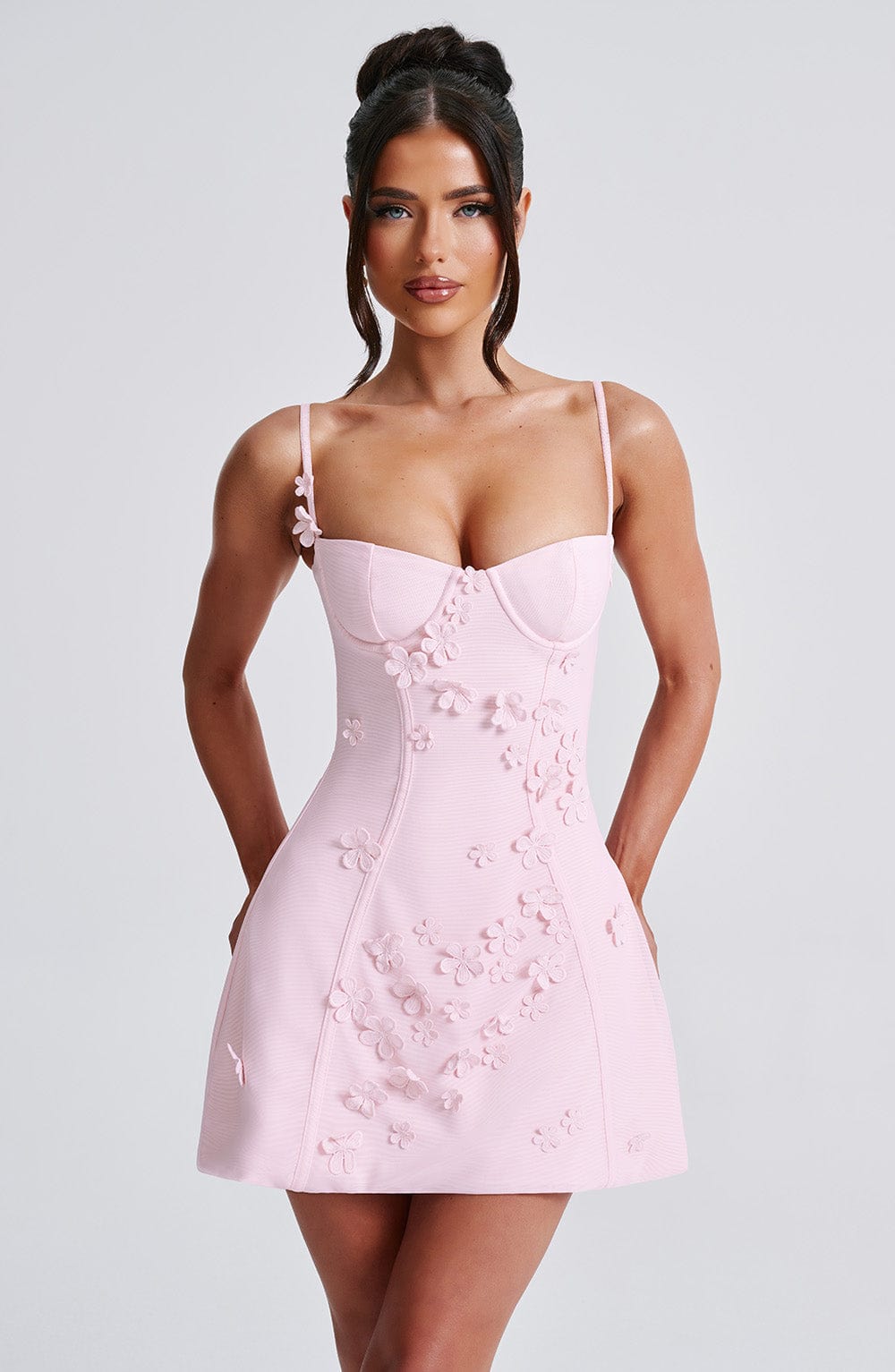 Dalisse Mini Dress in Blush