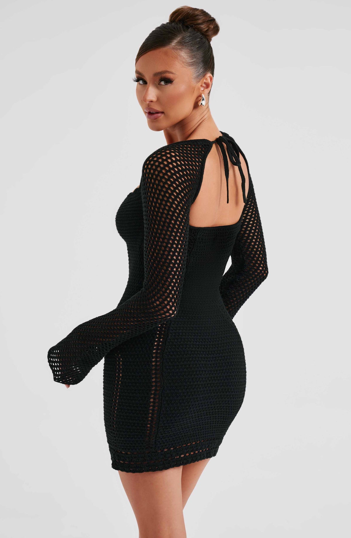 Deziah Mini Dress in Black