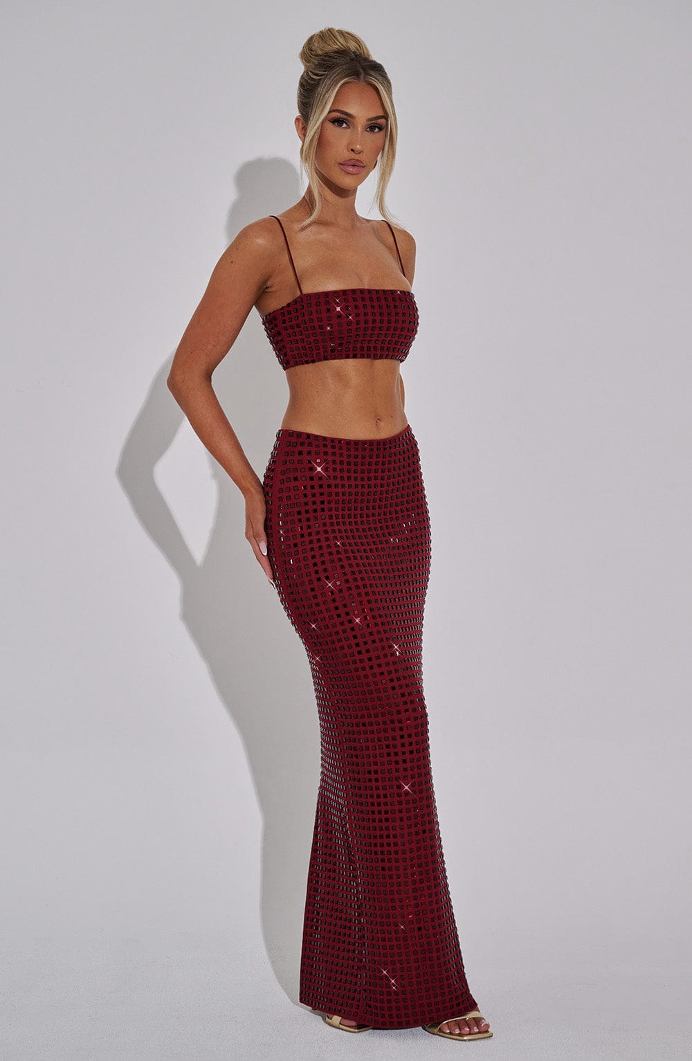 Dimessa Top in Wine