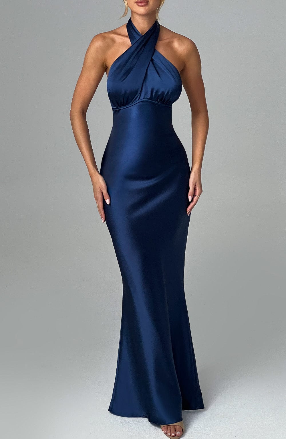 Dimitria Maxi Dress in Navy