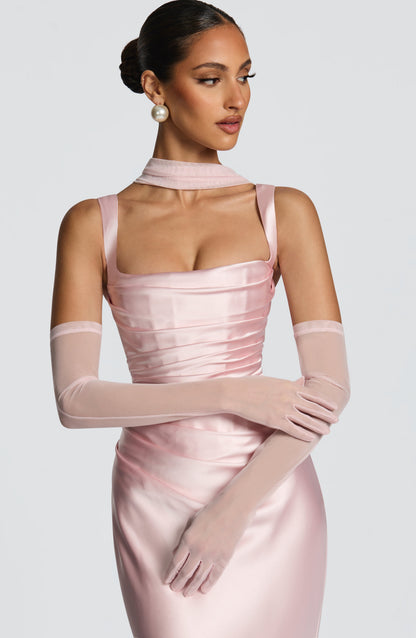 Elira Gloves in Blush