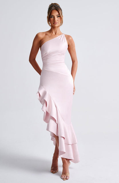 Esmeryn Maxi Dress in Blush